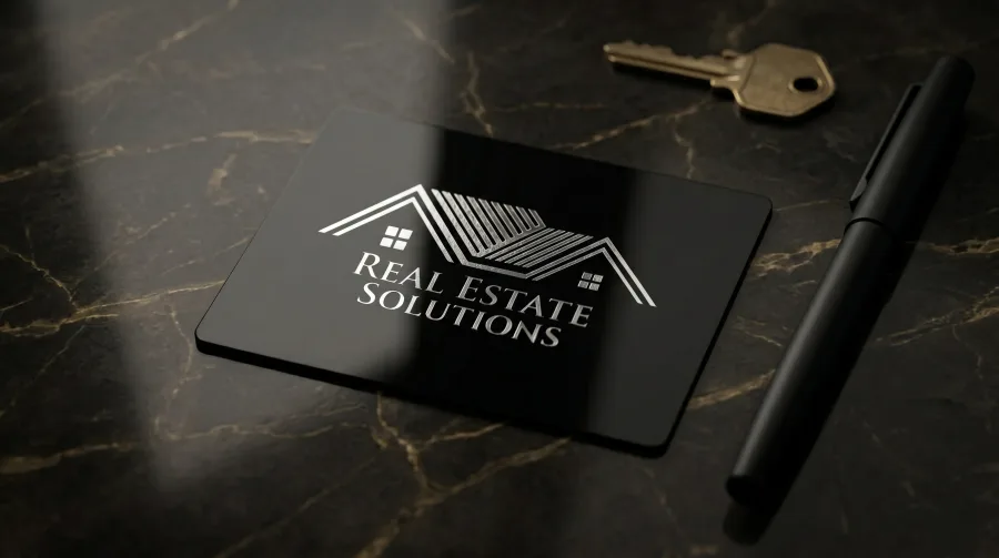 A rigid white 30mil plastic business card.