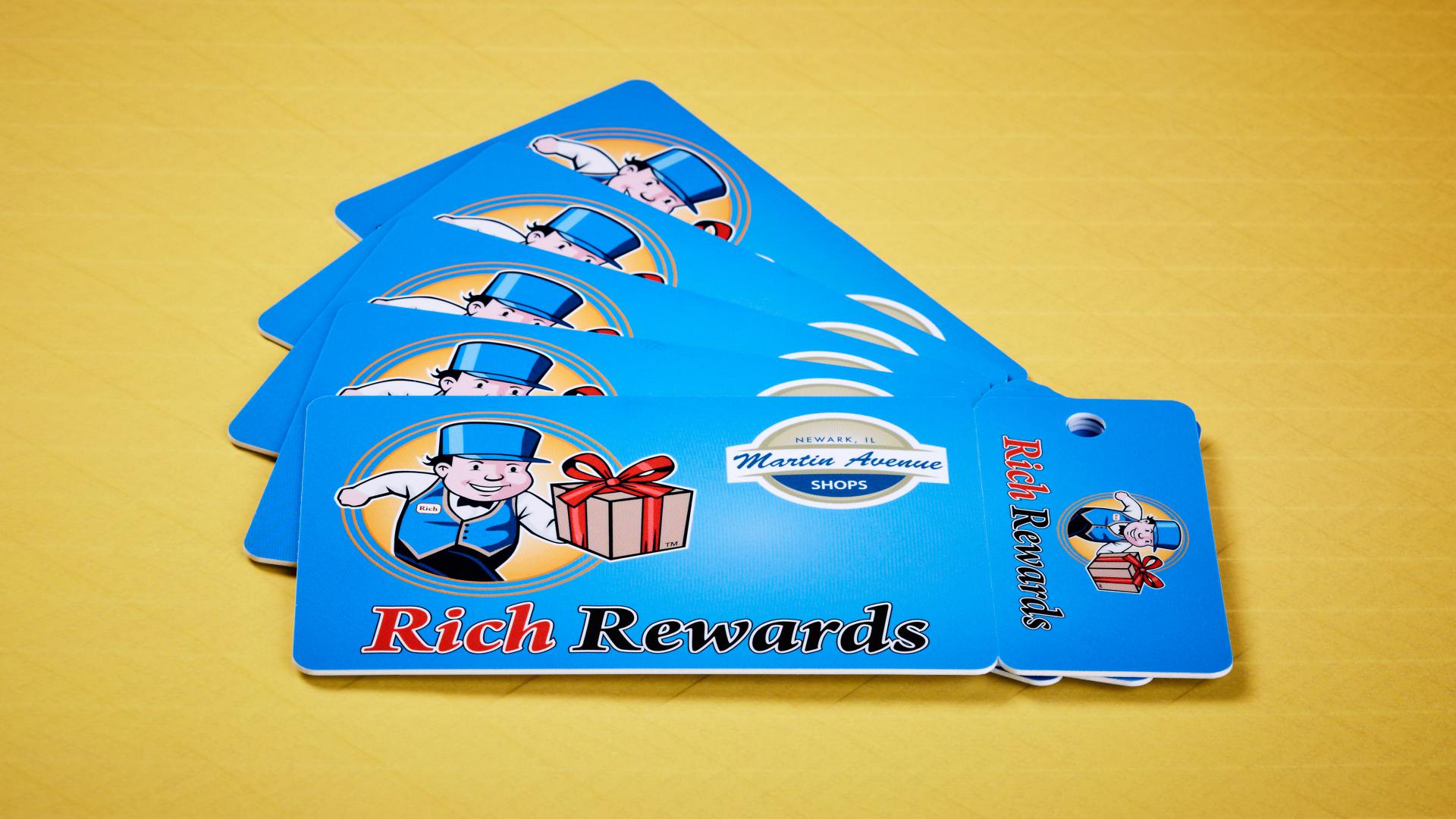 Plastic Cards with Keytag